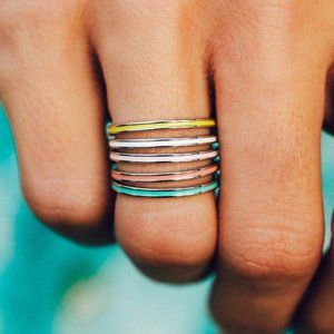 Pura Vida Spring Fling Stacker Rings